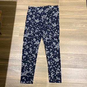 Joe Fresh leggings navy blue with details size L